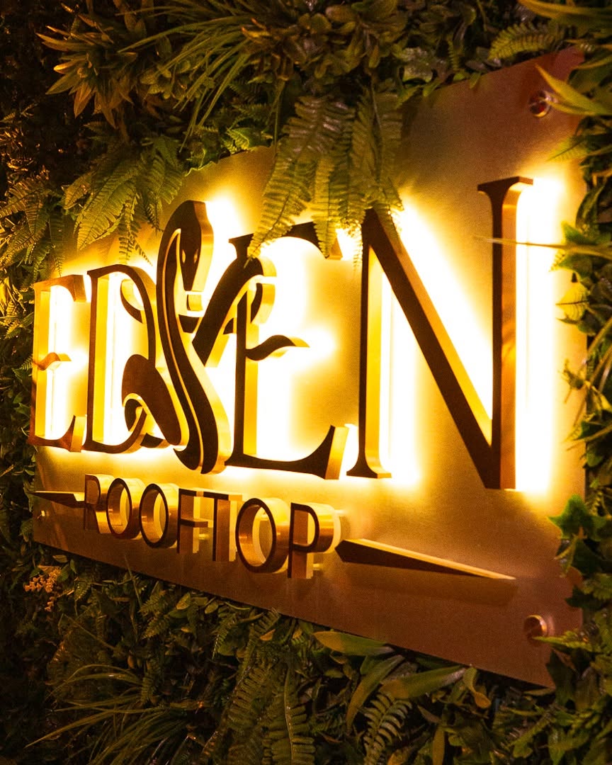 The rooftop at Eden, Sint Maarten