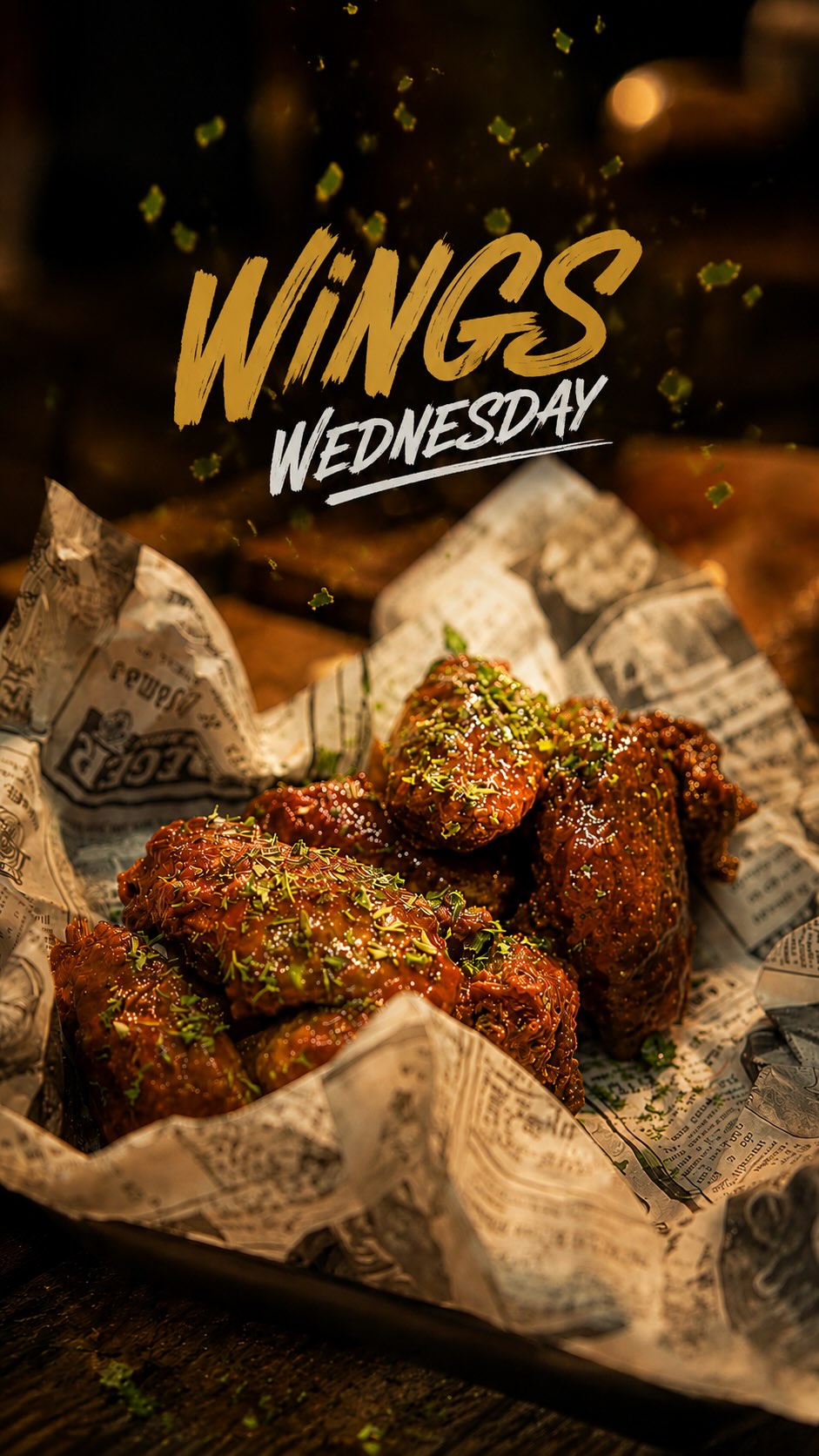 Wings Wednesday at Eden Rooftop