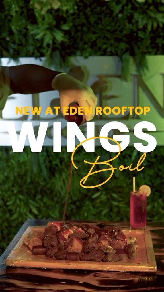 Wings Boil — new at Eden Rooftop