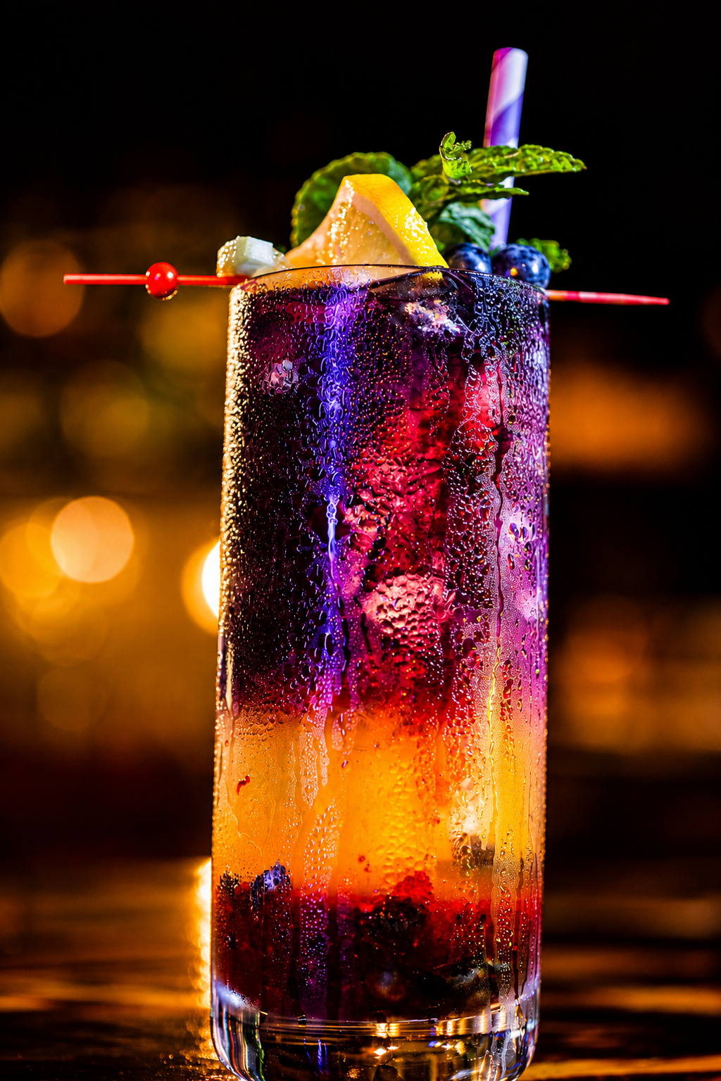 Dark Remedi cocktail at Eden Rooftop